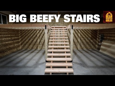 Beefy Custom Laminated Staircase | Loft Build Part 2