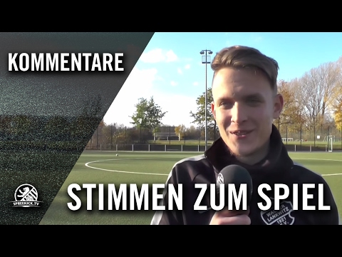 Die Stimmen zum Spiel (Wartenberger SV - Wacker Lankwitz, U19 A-Junioren, Bezirksliga, Staffel 2)
