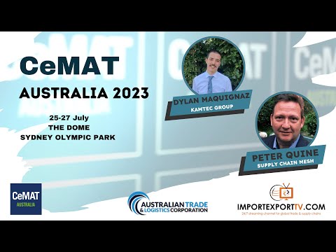 Dylan Maquignaz & Peter Quine at CEMAT Australia 2023