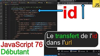 JavaScript76-le transfert de l&#39;id du produit par l&#39;url-Transmettre des données avec l&#39;URL