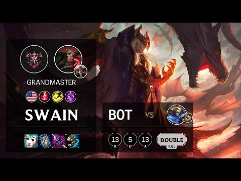 Swain Bot vs Ezreal - NA Grandmaster Patch 10.13
