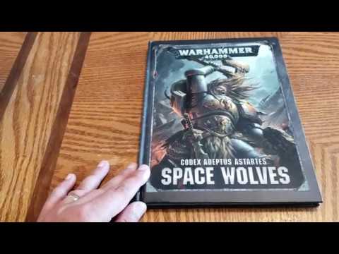 Warhammer 40K 8th Edition Space Wolves Codex Showcase