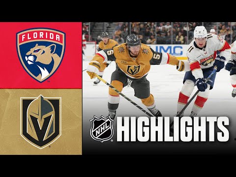 NHL Highlights | Panthers vs. Golden Knights | November 10, 2025