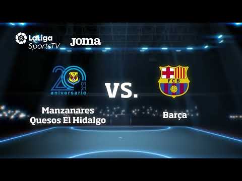 Gol Sergio Lozano (0-1) Manzanares FS - Barça FS. J21, 1Div. LNFS