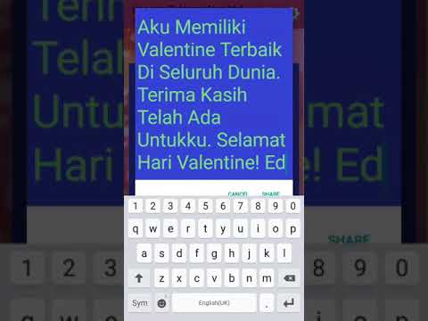 Valentine Messages Indonesian Video