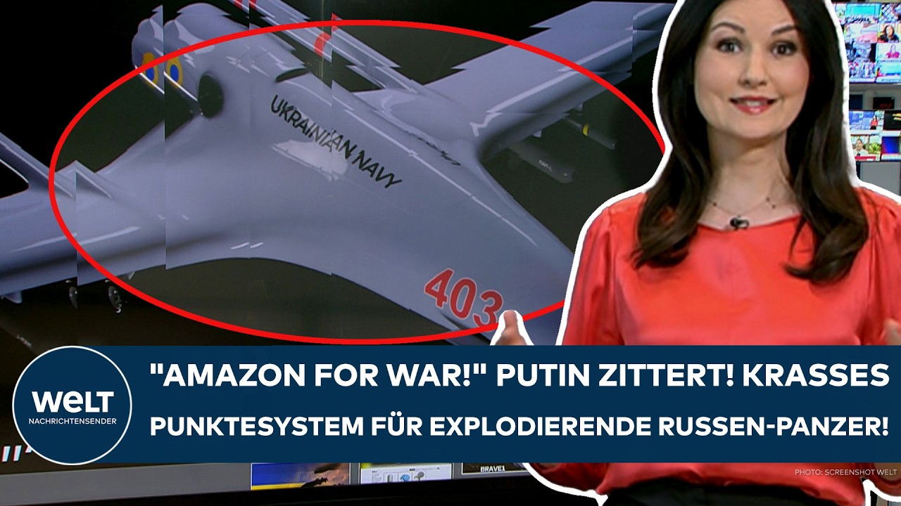 UKRAINE-KRIEG: "Amazon for War!" Putin zittert! Krasses Punktesystem für explodierende Russen-Panzer
