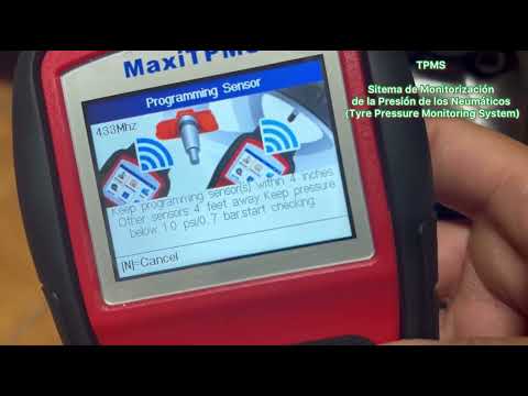 EA3HWU Programar los sensores de presión TPMS para un 4C sencillo.