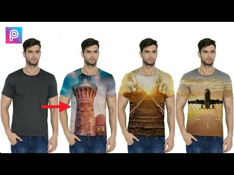 How to Print images on T-shirts in PicsArt | PicsArt editing tutorial Video