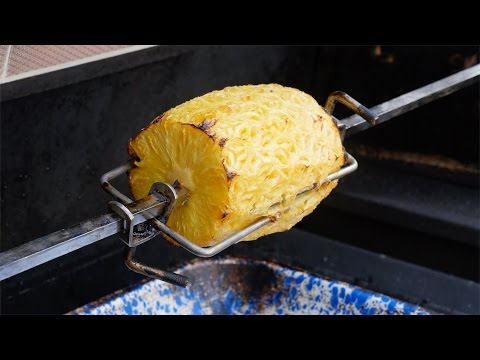 How To Rotisserie A Pineapple