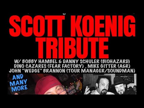 The NYHC Chronicles LIVE! Scott Koenig Tribute w/ members of Biohazard & Fear Factory.