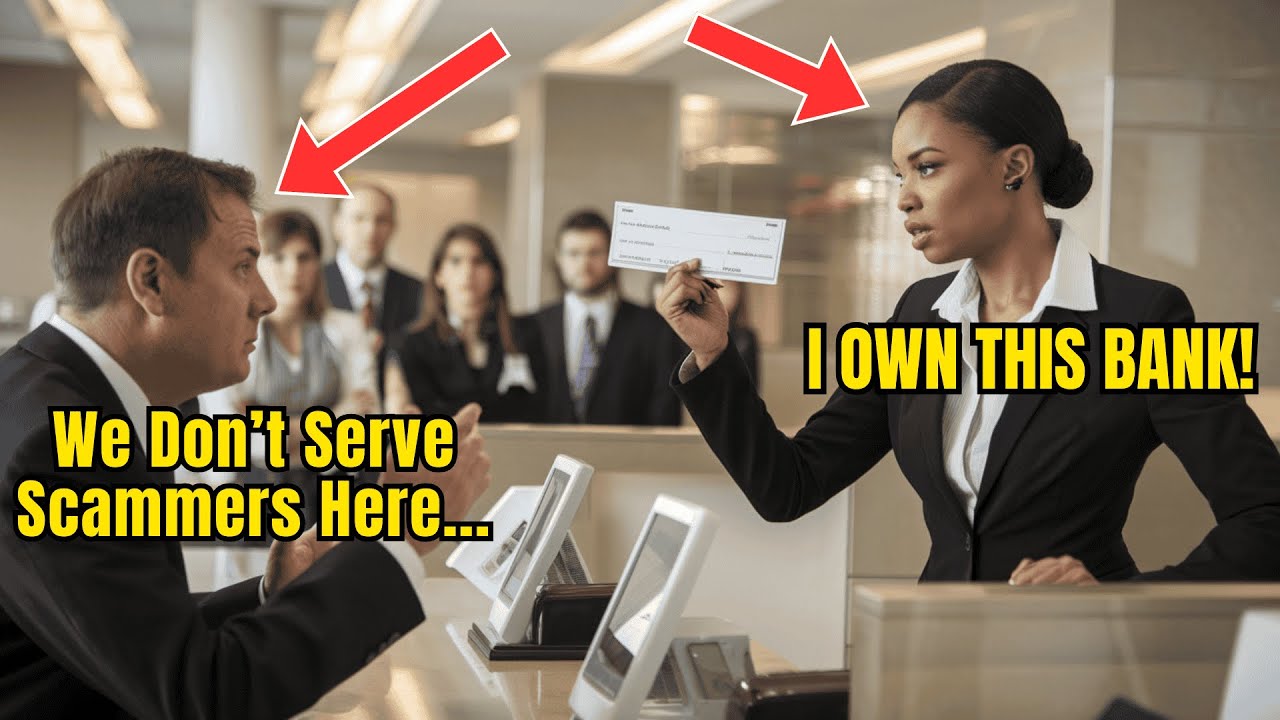 White Bank Manager Rejects Black Woman Check—Then Learns She’s His Boss And...
