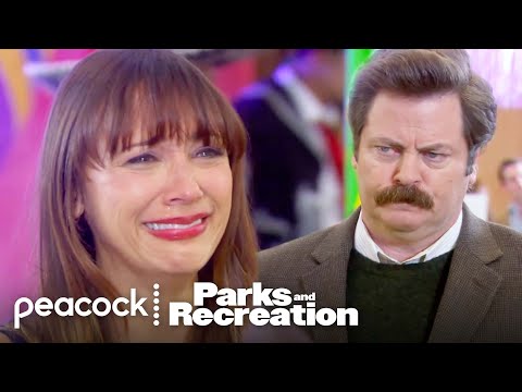 Ron makes Ann sob with one sentence | Parks and Recreation