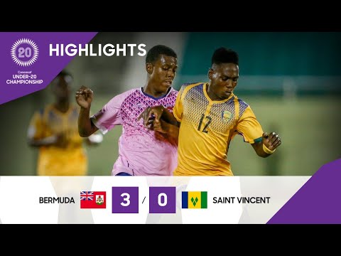 Concacaf Under-20 Championship 2021 - Bermuda vs St. Vincent & The Grenadines