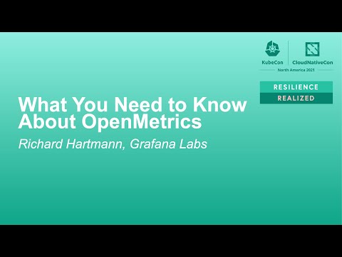 What You Need to Know About OpenMetrics - Richard Hartmann, Grafana Labs