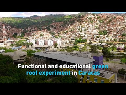 Functional and educational green roof experiment in Caracas