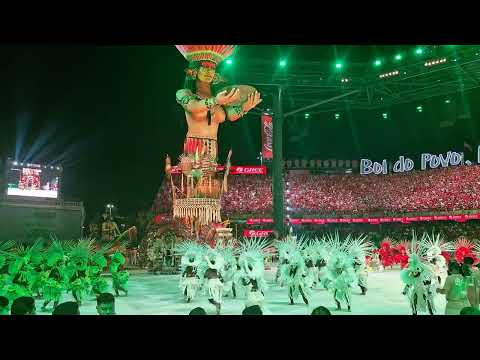 Boi Bumbá Garantido 2025 - Povos Indígenas e Tuxauas - Marcha das Cunhãs e Tuxauas de Abiayala