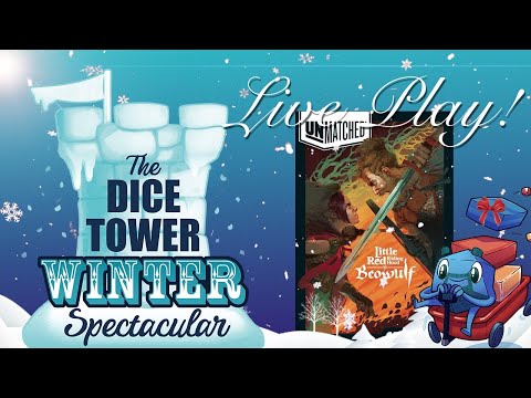 Play Through of Unmatched: Little Red Riding Hood vs. Beowulf