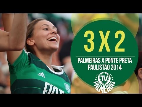 Gols da Arquibancada - Palmeiras 3 x 2 Ponte Preta - Campeonato Paulista 2014
