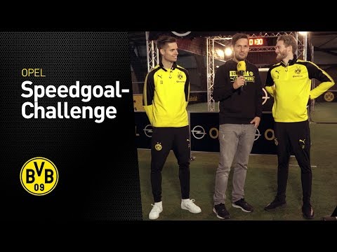Julian Weigl vs. André Schürrle | OPEL Speedgoal Challenge | BVB