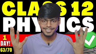 Class 12 Boards 2023 : How to Pass in Physics in 1 Day?🔥| Secret Strategy Exposed | Important Topics