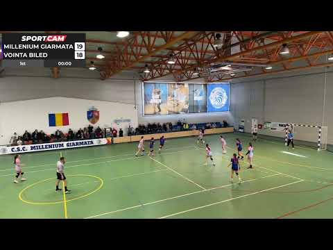 Millenium Giarmata - Vointa Biled handbal Junioare 3  repriza 2- 09.02.2025