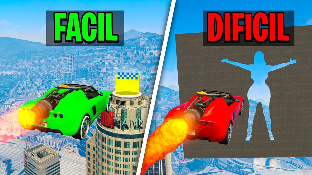 CADA SALTO ES MAS DIFICIL QUE EL ANTERIOR!! - GTA 5 ONLINE