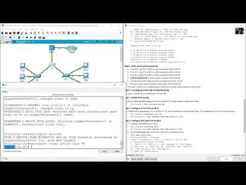 4.3.8 Packet Tracer - Configure Layer 3 Switching and Inter-VLAN Routing