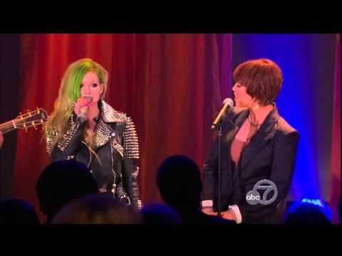 HD Pat Benatar & Avril Lavigne Love Is a Battlefield The Oprah Show 2011