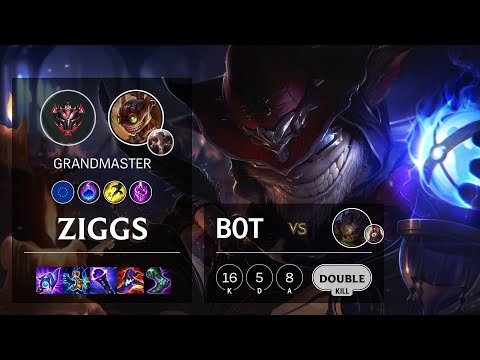 Ziggs Bot vs Kog'Maw - EUW Grandmaster Patch 11.13