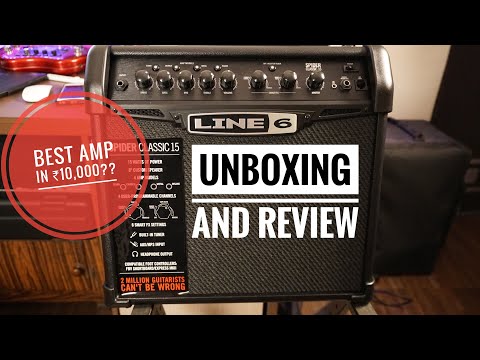 Line 6 Spider Classic 15 Watt Amplifier Unboxing and Review