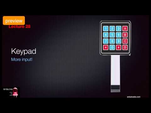 Arduino SbS Preview - 4x4 keypad Part 1 of 5