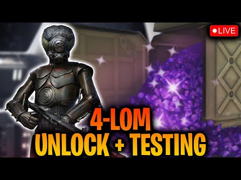 4-LOM UNLOCK + TESTING LIVE - GREEF KARGA 2.0 FOR THE BOUNTY HUNTERS?