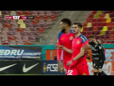 REZUMAT | FCSB - Chindia 3-2. Remontada senzațională, oaspeții au condus cu 2-0 la pauză
