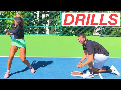 High-Intensity Tennis Drills with Former D1 Player Sara