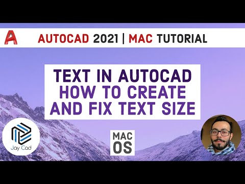 Text in Autocad Mac | How To Add Text And Fix Text...