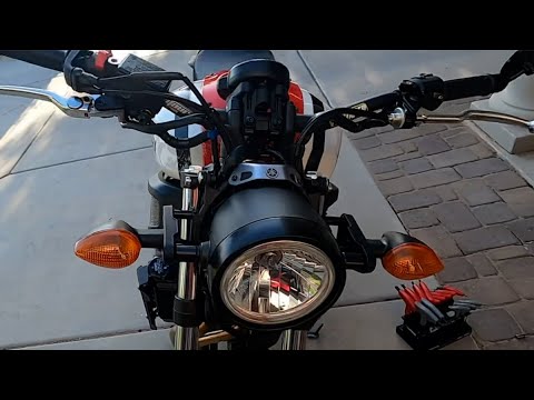 XSR700 Mod #1 - ProTaper Carmichael Bars & Bar End Mirrors