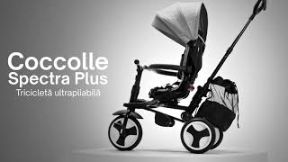 Multifunkční tříkolka Coccolle Spectra Plus Premium Line Jat Black