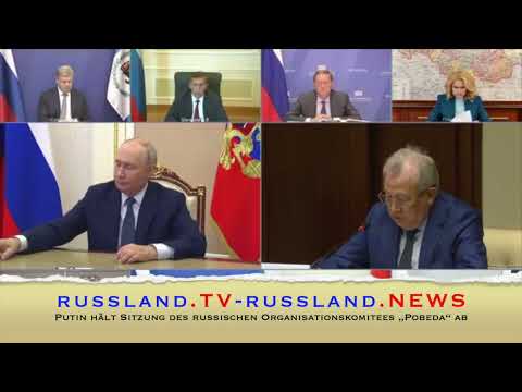 Putin hält Sitzung des russischen Organisationskomitees „Pobeda“ ab