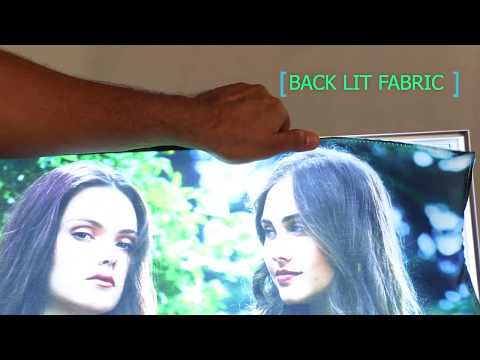 Backlit Fabric Frame Led Light Box
