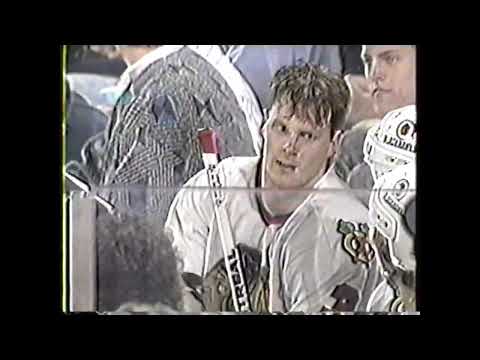 Chicago Blackhawks Detroit Red Wings Dec. 23, 1988 Highlights Part 1