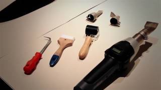 Miniatură video Pistol de aer cald  HG 2120 E 2200W 80-630 grade celsius