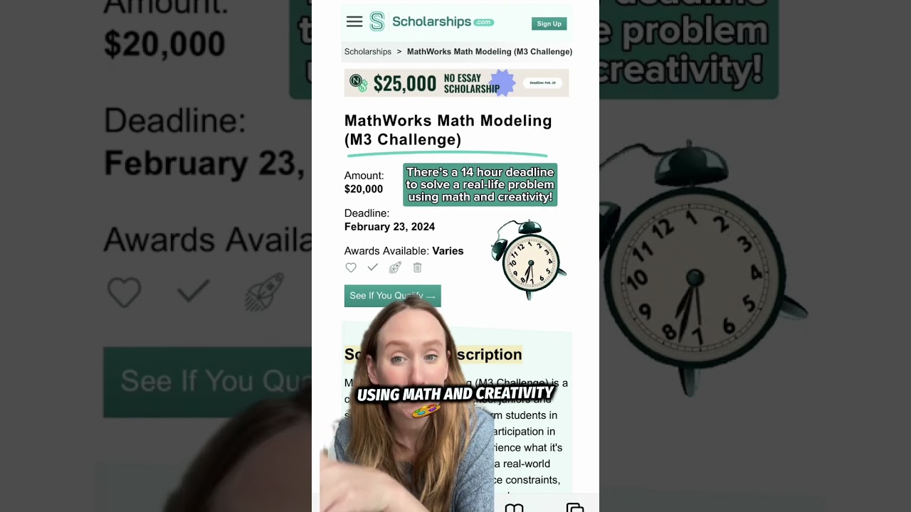 MathWorks Math Modeling (M3 Challenge)!