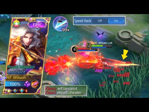 LANCELOT UNLIMITED DASHES!! | FAST AND SMOOTH COMBO + DAMAGE HACK BUILD 🔥 (ENEMIES WERE SHOCKED 😱)