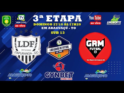 LIGA GOIÁS GYNBET.COM 2024 - CATEG. BASE -  AMARALINA EC X MAREC MARA ROSA