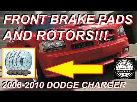 Dodge Charger Front Brake Pad & Rotor Replacement & Installation 2006-2010 SE SXT R/T SRT 5.7L Hemi