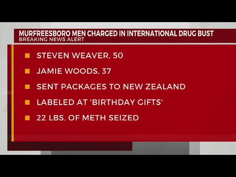‘Birthday Gifts’ with 22 lbs of meth seized