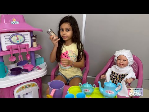 Os Melhores vídeos de Boneca, Bebê Reborn Brincando com Massinha Colorida, Rotina da Manhã, Fralda.