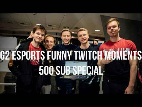 G2 Esports Funny Twitch Moments (Jankos, Rekkles, Caps, Mikyx) 500 sub special