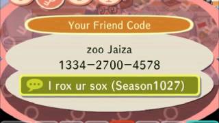 Animal Crossing City Folk Friend Code :D
