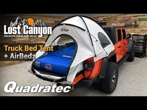 Better than a roof top tent! The Lost Canyon NF-1 Truck Bed Tent for Jeep Gladiator JT